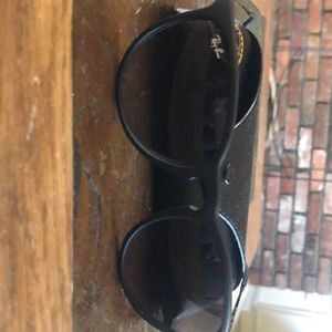 Rarely worn Erika all black ray ban sunglasses